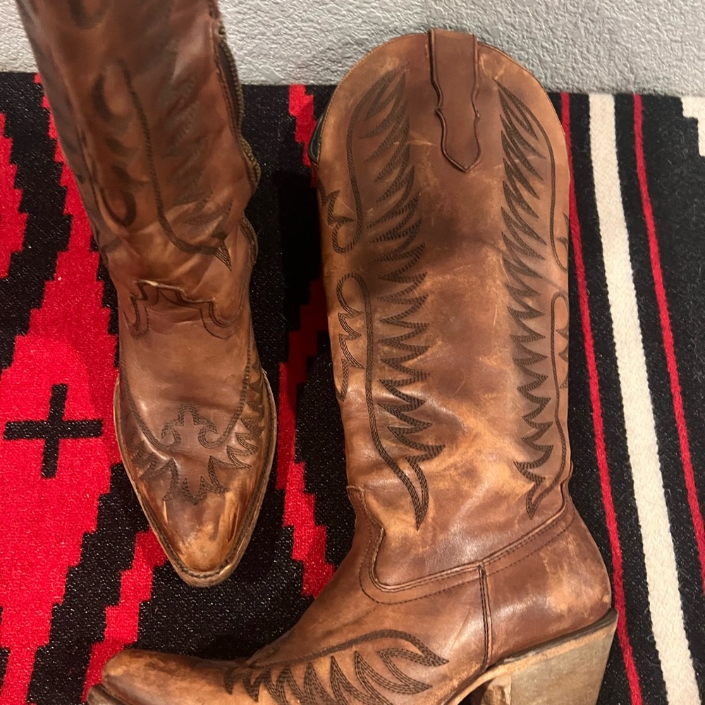 Brown Western Cowboy Boots